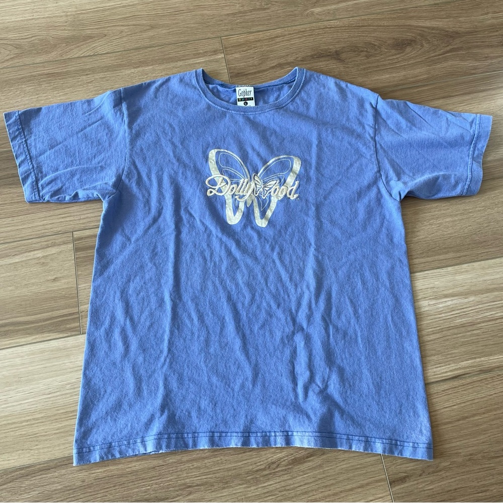 Vintage Dollywood Embroidered T Shirt Dolly Parton